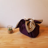 ☆新柄☆【抹茶紫】お弁当袋になっちゃう!!ランチクロス【四角形】