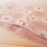 【ピンクマーガレット】お弁当袋になっちゃう!!ランチクロス【四角形】