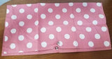 お弁当袋になっちゃう!!ランチクロス☆ドットピンク 生地アップ