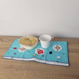 お弁当袋になっちゃう!!ランチクロス☆ のるるんランチクロス Мサイズ - Mamanoideakobo