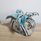 【旅 エメラルド】お弁当袋になっちゃう!!ランチクロス【四角形】