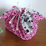 【パンダ柄】お弁当袋になっちゃう!!ランチクロス【四角形】