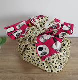 【パンダ柄】お弁当袋になっちゃう!!ランチクロス【四角形】