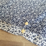 【紺地小花柄】お弁当袋になっちゃう!!ランチクロス【四角形】