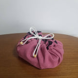 お弁当袋になっちゃう!!ランチクロス【丸形】中紅(なかくれない)